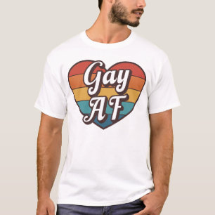 ゲイ AF Pride LGBTQ+ Tシャツ