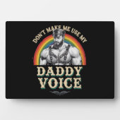 ゲイ LGBTQ の私にパパの声を使うな フォトプラーク (正面)