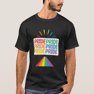 ゲイ LGBTQ レインボープライド Tシャツ