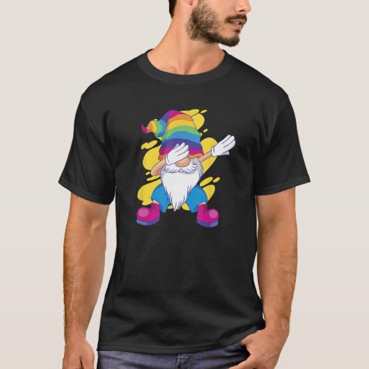 ゲイAFレインボーカラー格言LGBTQプライド月 Tシャツ (正面)