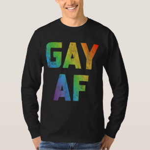 ゲイAf女性男性Lgbtプライド平等レズビアン Tシャツ