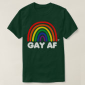 ゲイAF 1 Tシャツ (デザイン正面)