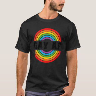 ゲイAF LGBTプライド Tシャツ
