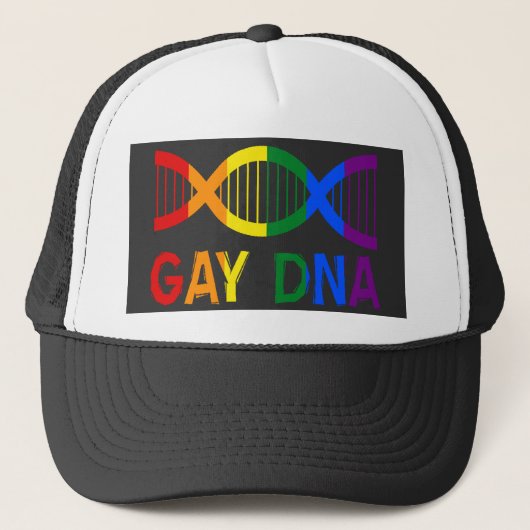 ゲイDNA LGBTQ+レインボープライド キャップ (正面)