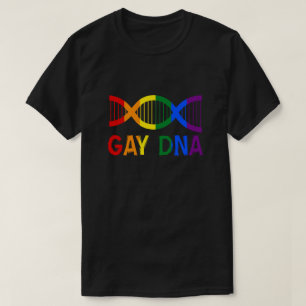 ゲイDNA LGBTQ+レインボープライド Tシャツ