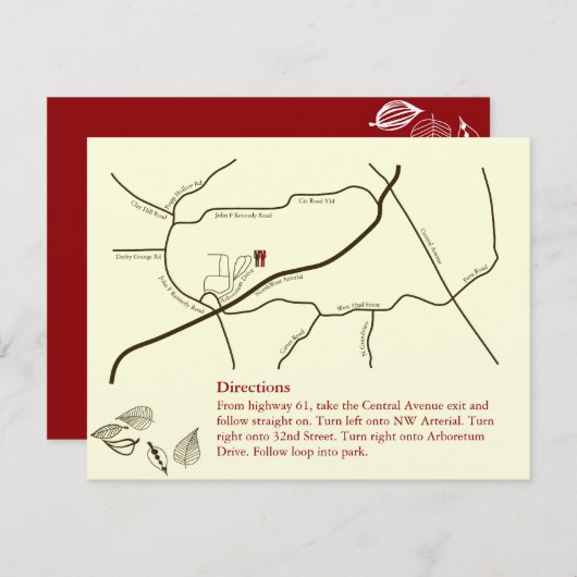 ゲイDo the Math Autumn Directions Announcement 招待状 (正面/裏面)