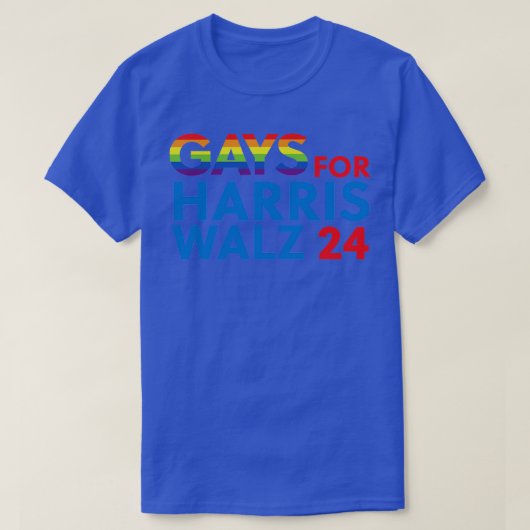 ゲイfor Walz 2024 Tシャツ (デザイン正面)
