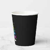 ゲイLGBTプライドレインボークリスマスツリーメリークリスマス 紙コップ (左)