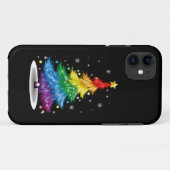 ゲイLGBTプライドレインボークリスマスツリーメリークリスマス Case-Mate iPhoneケース (裏面(横))