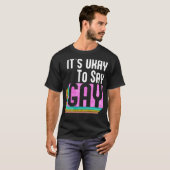 ゲイLgbtレトロヴィンテージLgbtq Priと言ってもいい Tシャツ (正面フル)