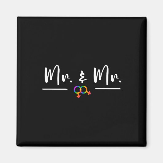 ゲイLgbt結婚披露宴 マグネット (正面)