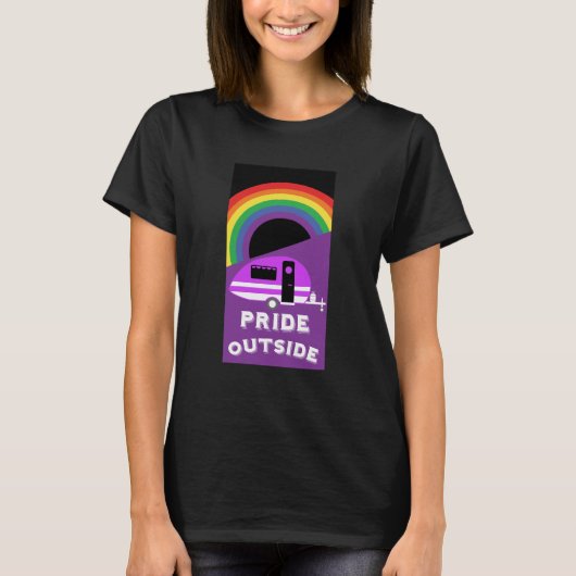 ゲイLGBTQキャンピングギフト Tシャツ (正面)