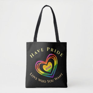 ゲイLGBTQプライド月愛が欲しい トートバッグ