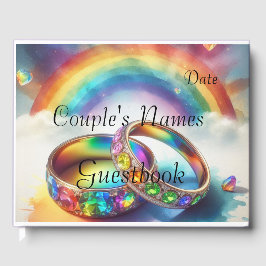 ゲイLgbtqレインボーリングや輪ズ結婚ゲストブック ゲストブック