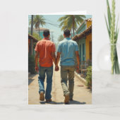 ゲイlgbtq昨夜は魔法の男だった カード (正面)