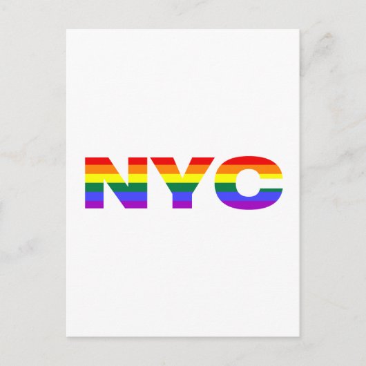 ゲイNYCはがき ポストカード (正面)