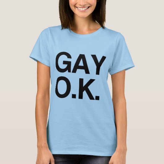ゲイOK -.png Tシャツ (正面)