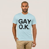 ゲイOK -.png Tシャツ (正面フル)