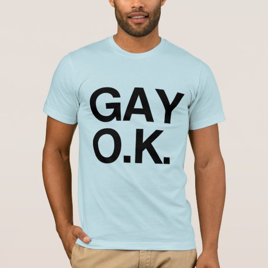 ゲイOK -.png Tシャツ (正面)