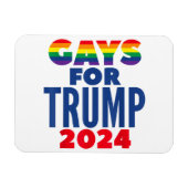 ゲイTrump 2024 ElectionGays For Trump 2024 El マグネット (横)