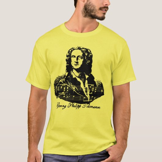 ゲオルク・フィリップ・テレマン Tシャツ (正面)