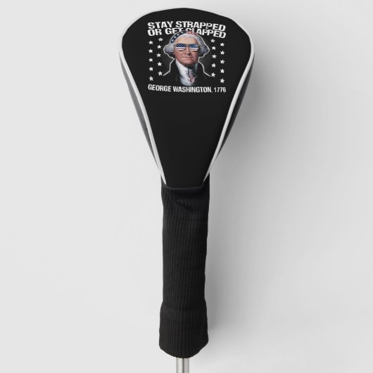 ゲオルク・ワシントン武装せよ ゴルフヘッドカバー (正面)