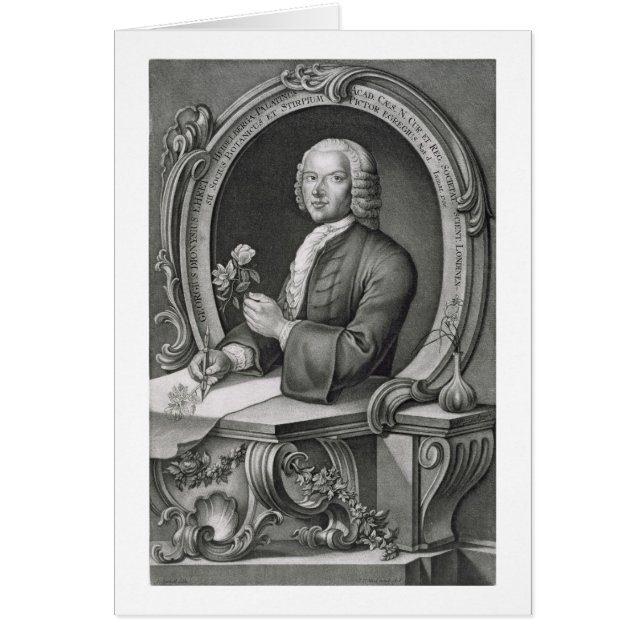 ゲオルグDionysius Ehretの(1710-70年の) engravのポートレート (正面)
