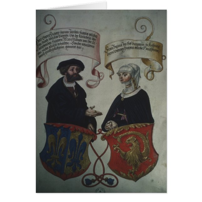 ゲオルグFugger彼の妻レジーナImhoff、「Geheim (正面)