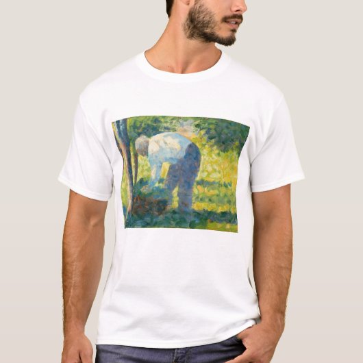 ゲオルゲスピエールSeurat |庭師 Tシャツ (正面)