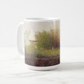 ゲオルゲスピエールSeurat | La Rade de Grandcamp コーヒーマグカップ (正面左)
