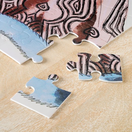 ゲオルゲスBarbierのアールデコのファッションのパズル ジグソーパズル (側面)