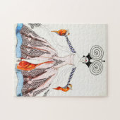 ゲオルゲスBarbierのアールデコのファッションのパズル ジグソーパズル (横)