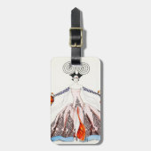 ゲオルゲスBarbierのアールデコのファッションの荷物のラベル ラゲッジタグ (正面縦)