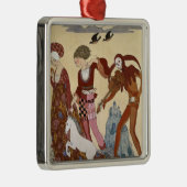 ゲオルゲスBarbier著中世場面 メタルオーナメント (右)