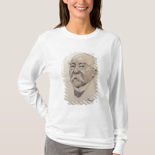 ゲオルゲスClemenceauのポートレート Tシャツ (正面)