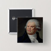 ゲオルゲスDantonのポートレート 缶バッジ (正面&裏面)