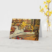 ゲオルゲスSeuratのサーカス(1891年) カード (黄色い花)