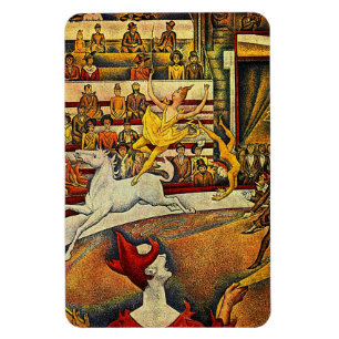 ゲオルゲスSeuratのサーカス(1891年) -ピエロ及びライダー マグネット