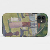 ゲオルゲスSeurat著日曜日の午後 Case-Mate iPhoneケース (裏面(横))