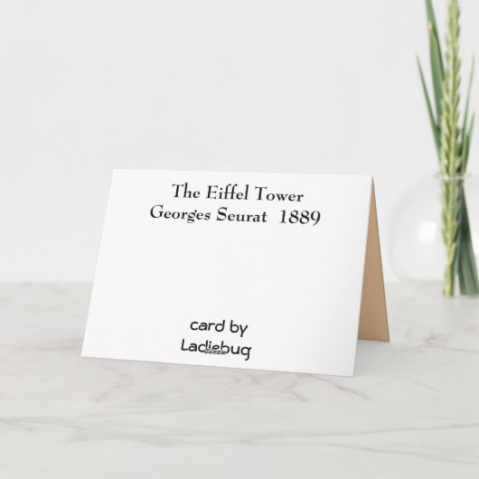 ゲオルゲスSeurat カード (裏面)