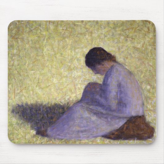 ゲオルゲスSeurat -着席させた女性 マウスパッド (正面)