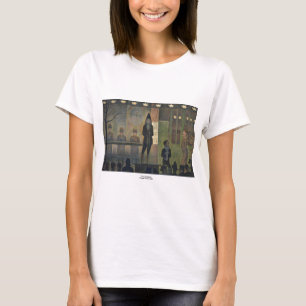ゲオルゲスSeurat 1887年著サーカスの余興 Tシャツ
