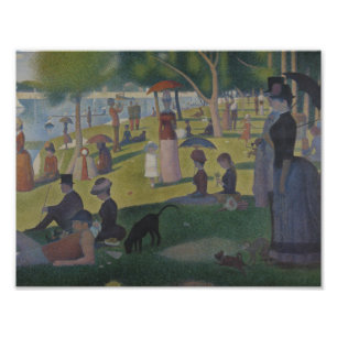ゲオルゲスSeurat - LaグランデJatteの日曜日 フォトプリント