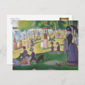 ゲオルジュ鮮やかスウラサンデーアフタヌーンファインアート ポストカード (正面/裏面)