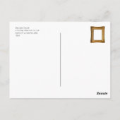 ゲオルジュ鮮やかスウラサンデーアフタヌーンファインアート ポストカード (裏面)