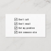 ゲグリタイアおもしろいルオフライトシーズンテンションハローペンション 名刺 (裏面)