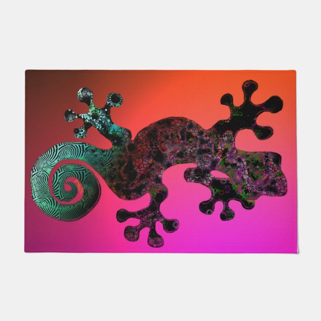 ゲコウェルカムマット ドアマット (正面)