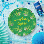 ゲコトカゲ誕生日パーティーかわいい子供たち ペーパープレート (パーティー)