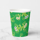 ゲコトカゲ誕生日パーティーかわいい子供たち 紙コップ (右)