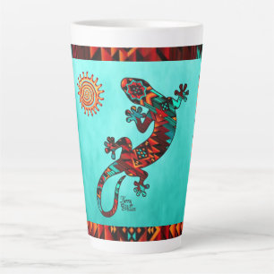 ゲコーリザードと太陽ラテマグ カフェラテマグ